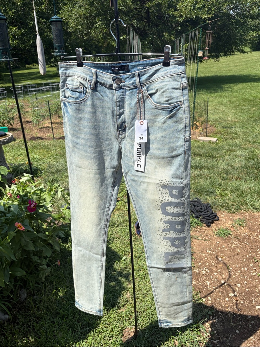 Purple Brand Light Blue Men's Skinny Jeans